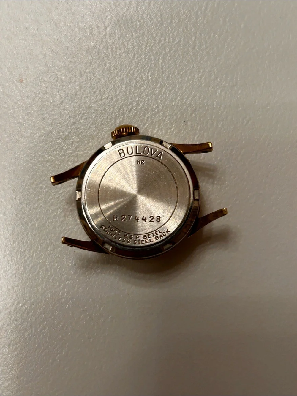 Ladies 10kgp Bulova watch